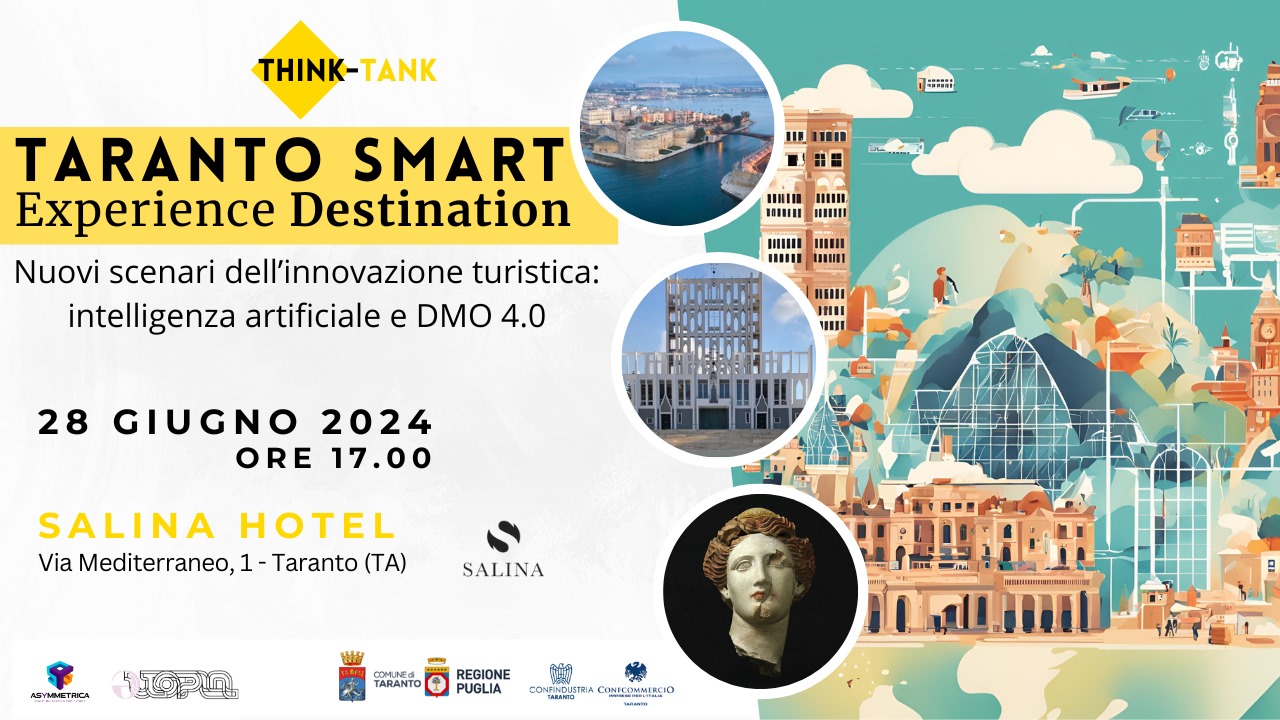 Innovare il turismo – A Taranto il primo Think Tank Smart Experience Destination