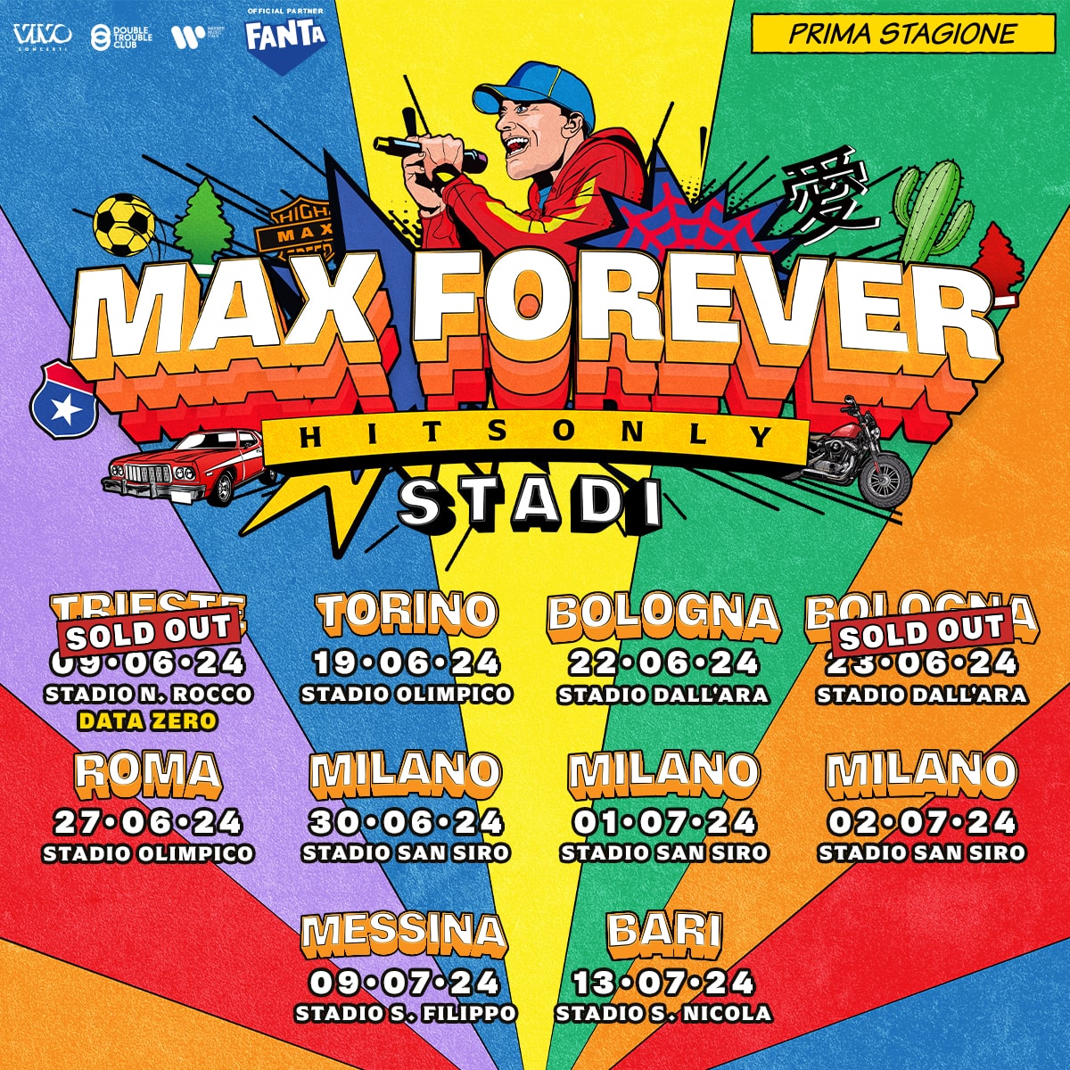 MAX FOREVER! – Comincia il tour negli stadi di Max Pezzali