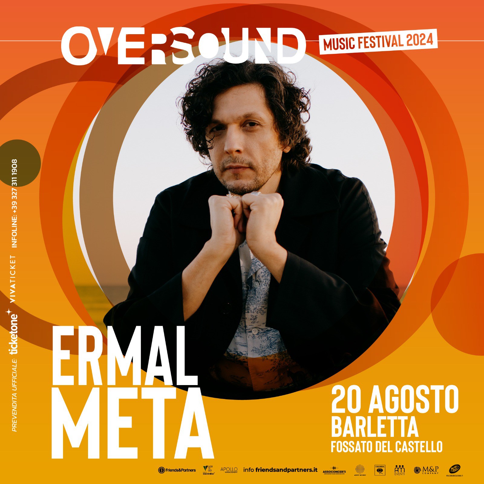 Ermal Meta con una tappa del suo tour a Barletta per il The Best Music Festival