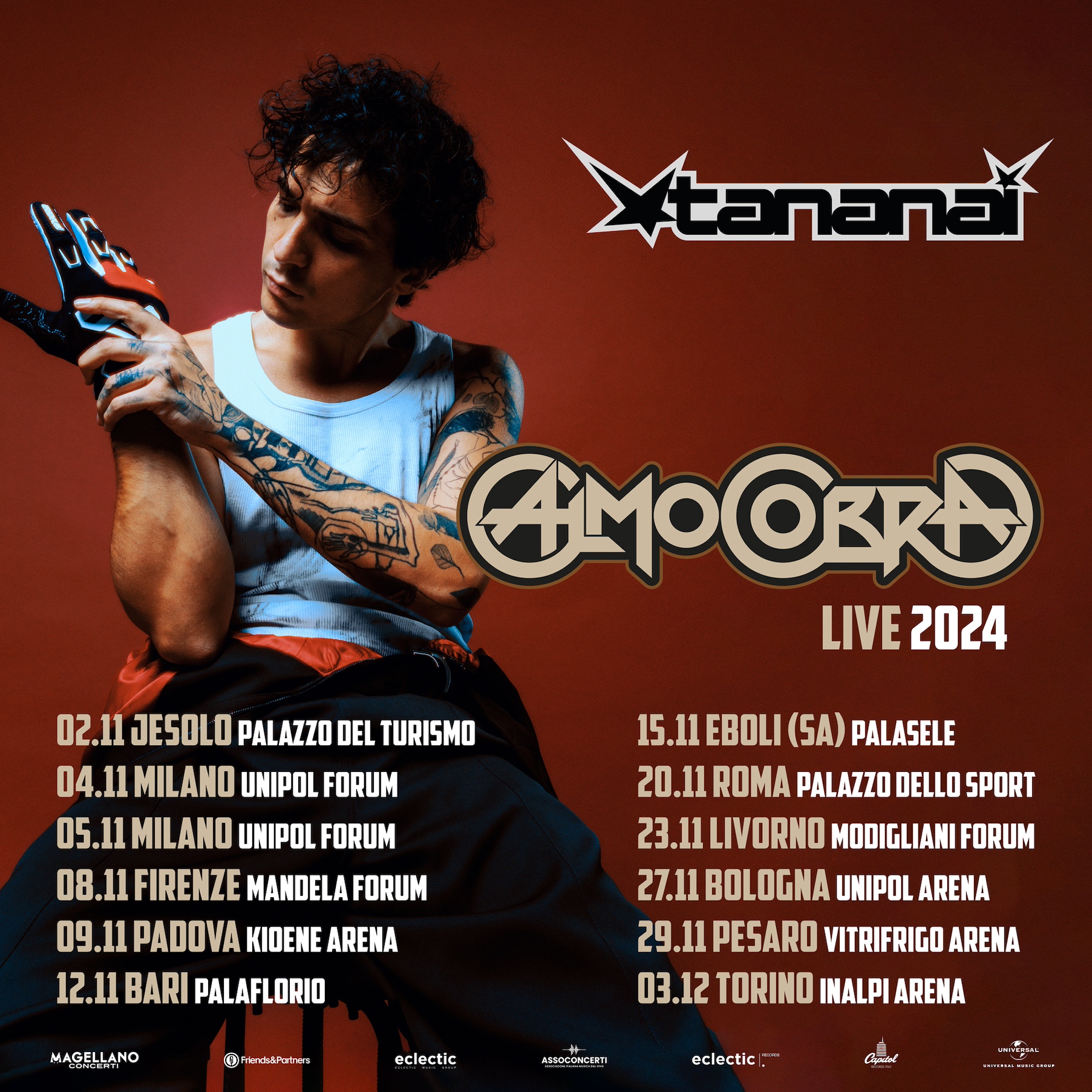 TANANAI – “CALMOCOBRA”, IL NUOVO ALBUM FUORI IL 18 OTTOBRE 2024