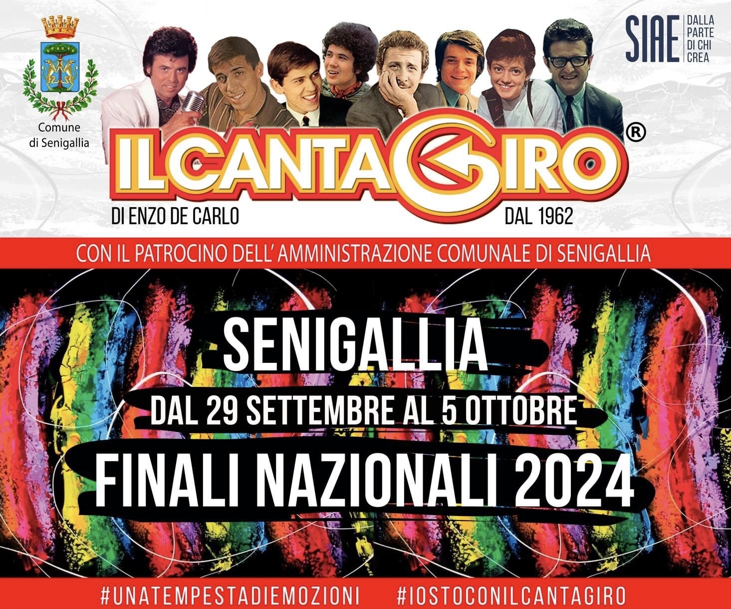 CANTAGIRO 2024: IL 5 OTTOBRE a SENIGALLIA LA FINALISSIMA