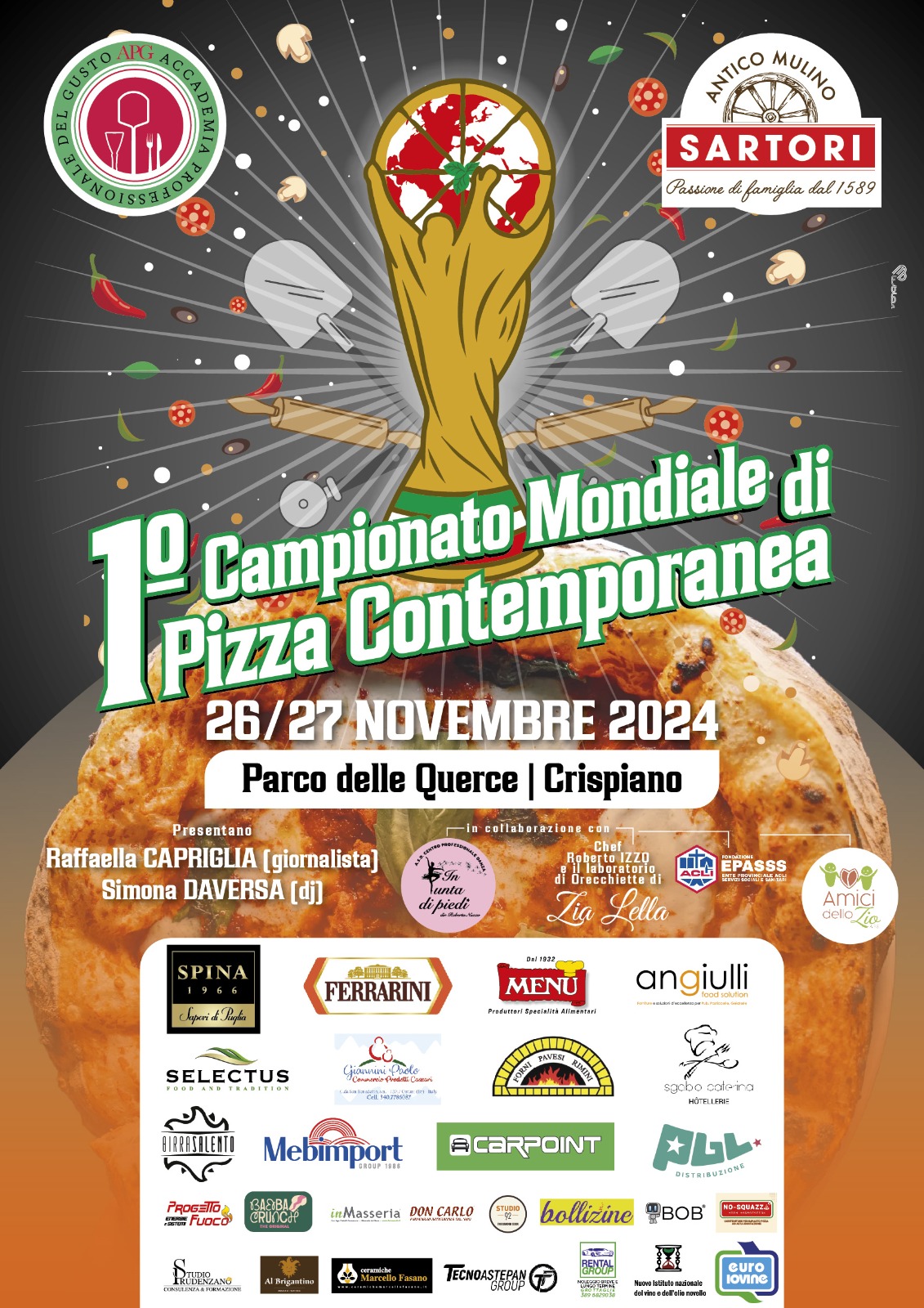 1° Campionato Mondiale Pizza Contemporanea a Crispiano (Taranto)-26 e 27 novembre