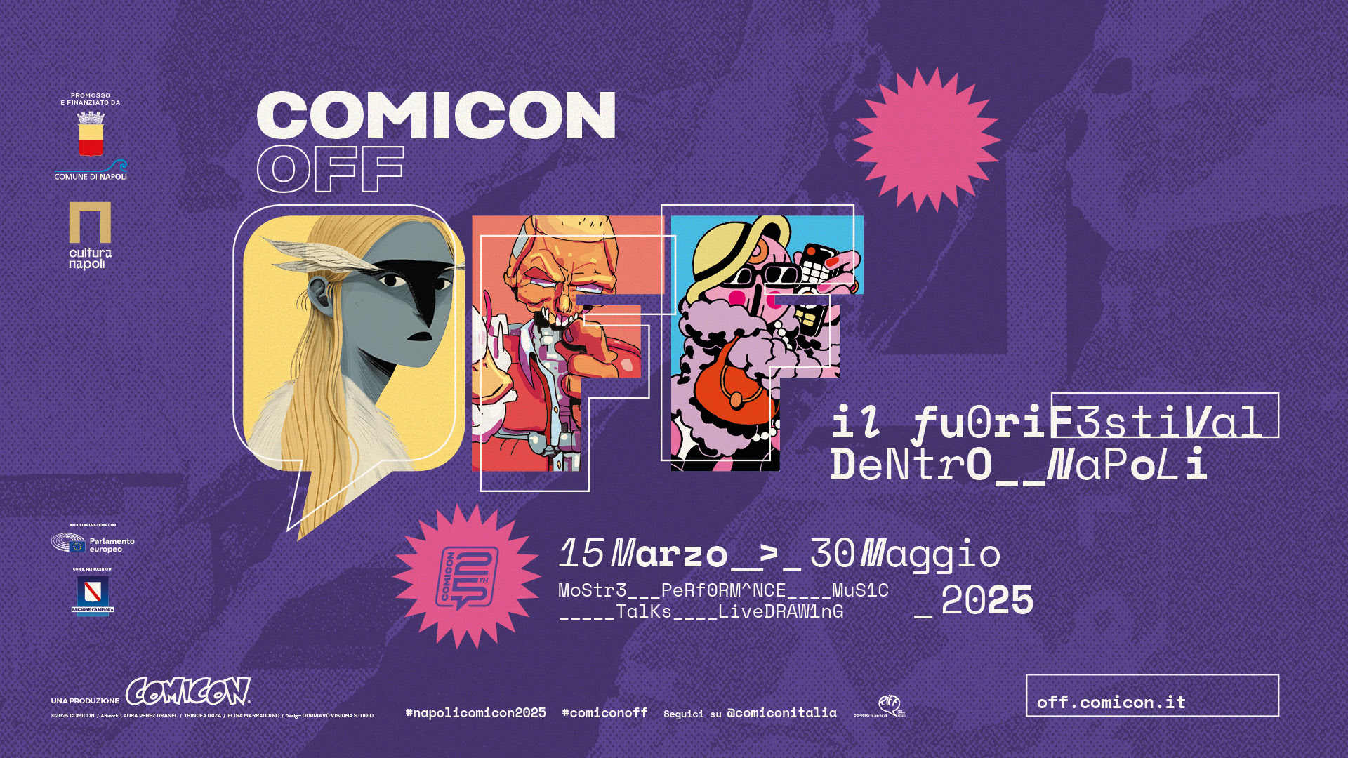 COMIC(ON)OFF – Al via il fuori festival di COMICON